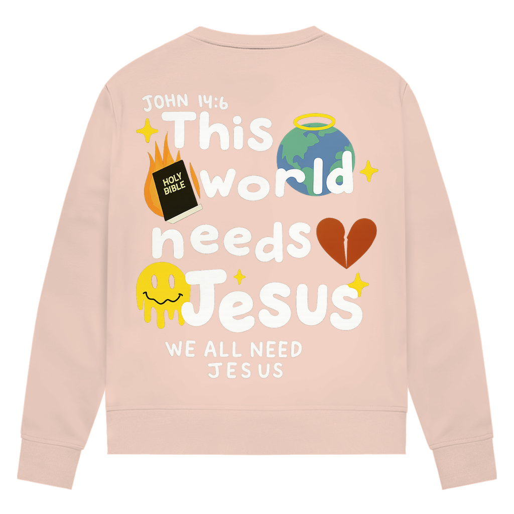 This world needs Jesus (BACKPRINT)
