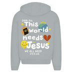 This world needs Jesus (BACKPRINT)