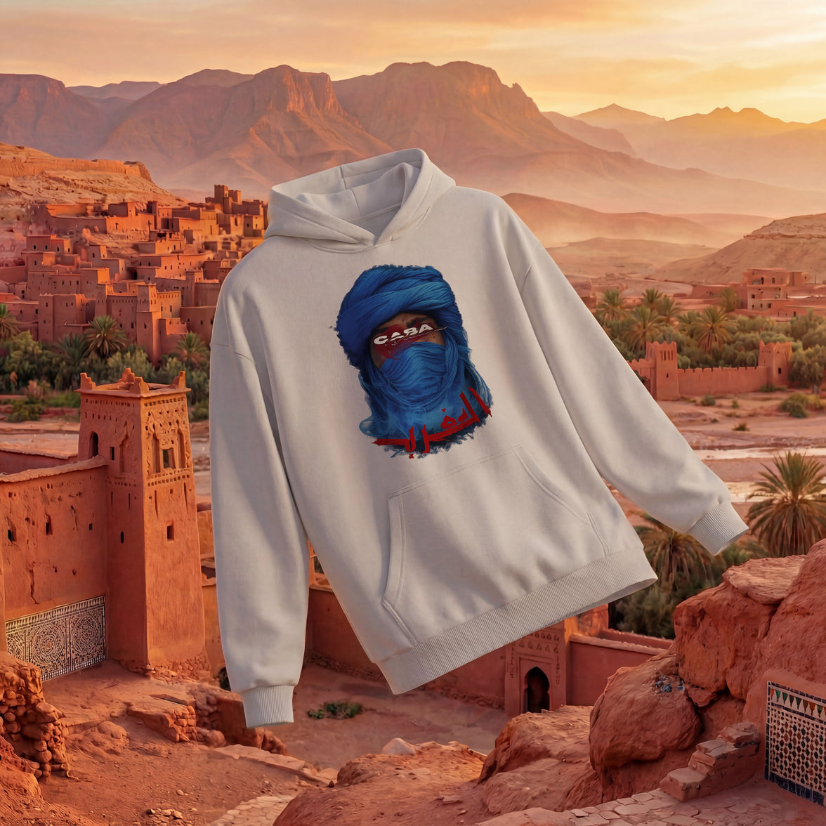 CASA BLANCA OVERSIZED HOODIE