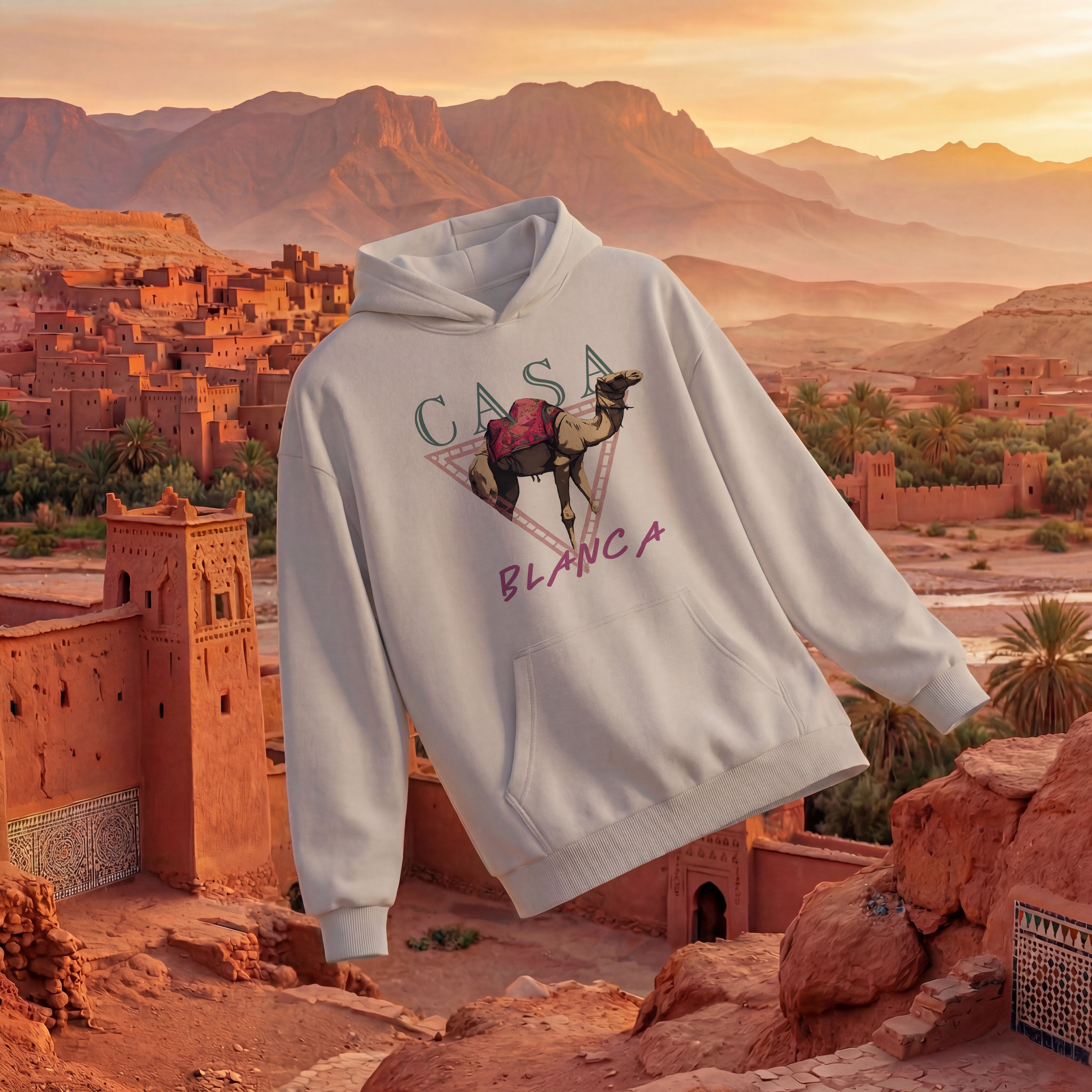 CASA BLANCA 2 OVERSIZED HOODIE