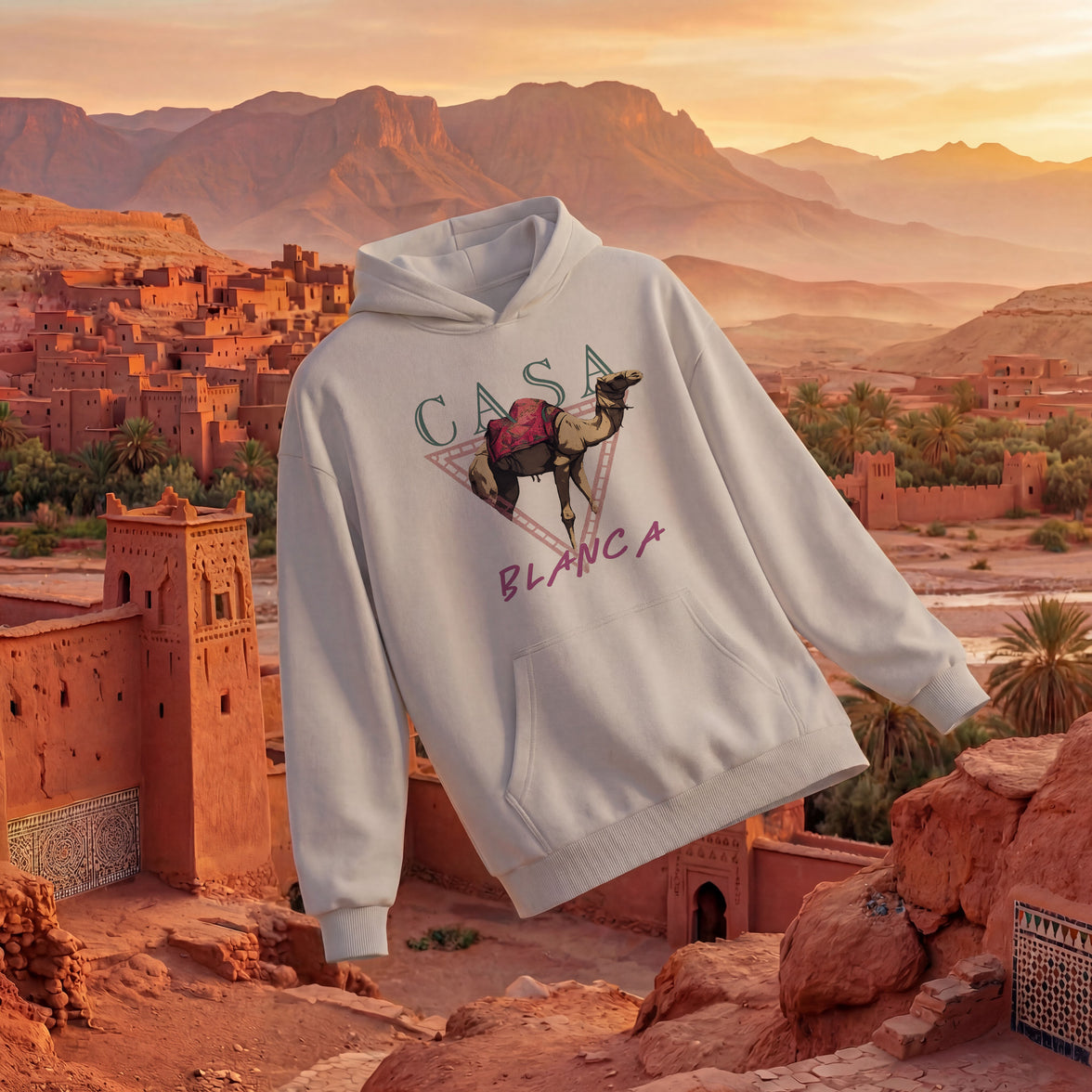 CASA BLANCA 2 OVERSIZED HOODIE