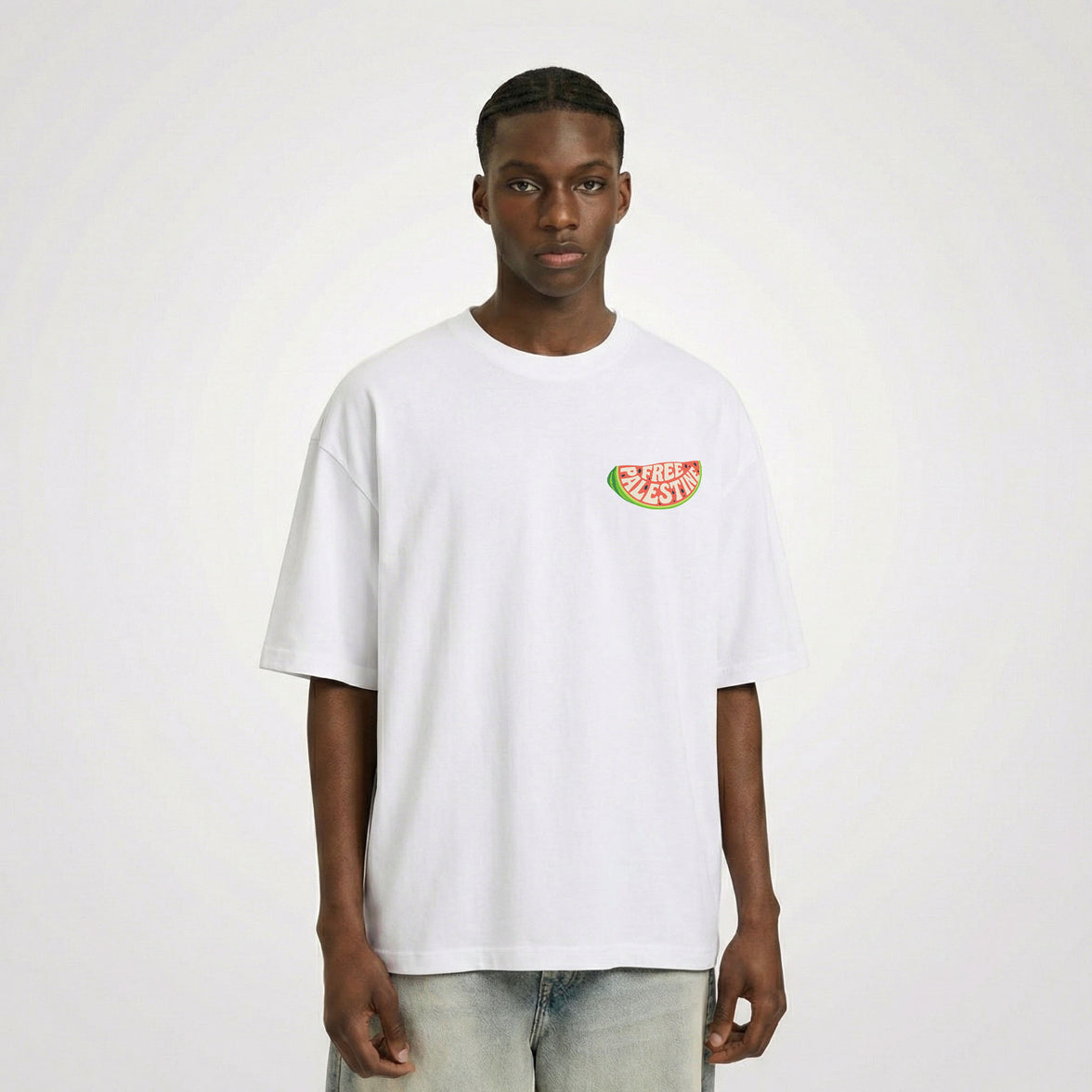 FREE PALESTINE 3 OVERSIZED T-SHIRT