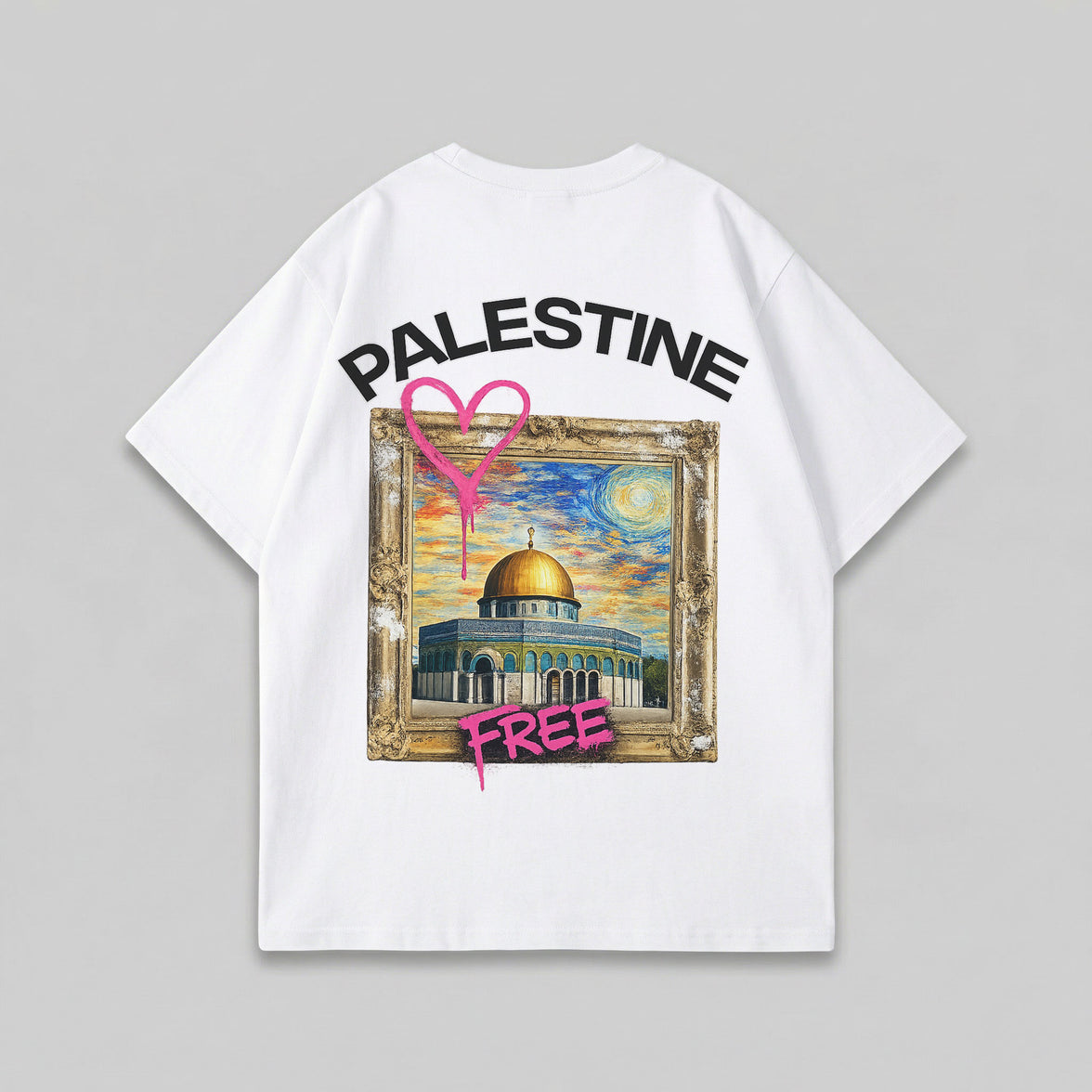 FREE PALESTINE 2 OVERSIZED T-SHIRT