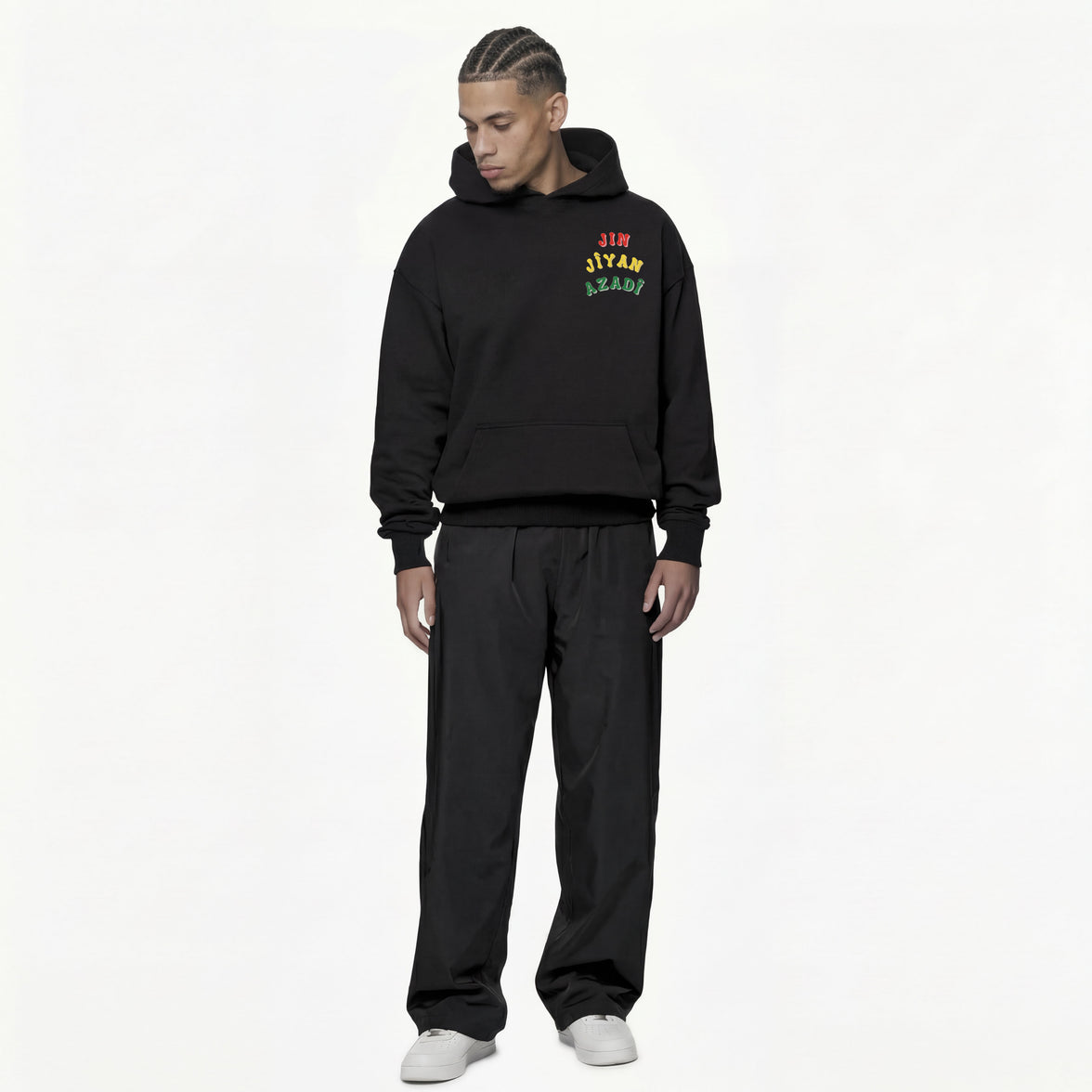 JIN JÎYAN AZADÎ OVERSIZED HOODIE