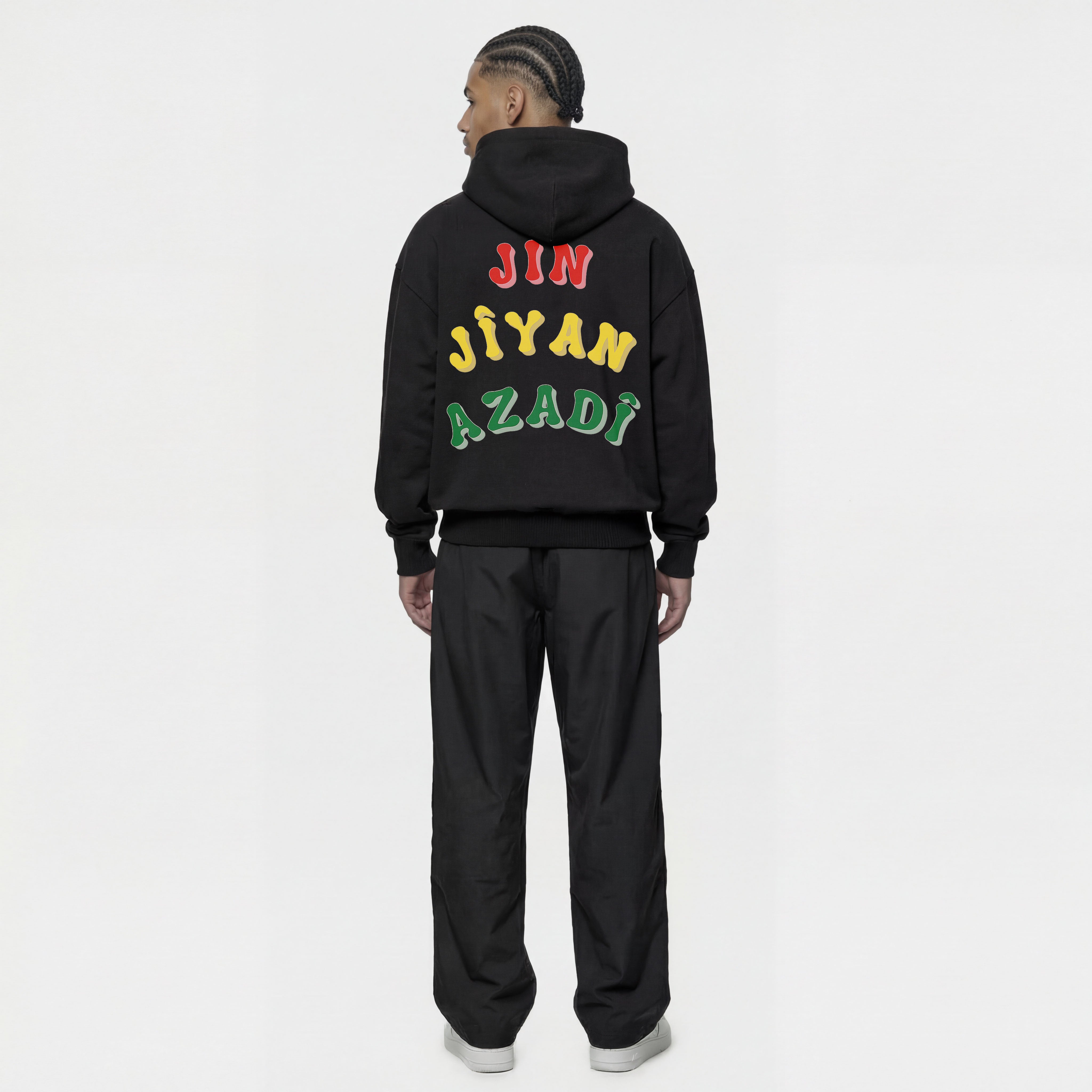 JIN JÎYAN AZADÎ OVERSIZED HOODIE