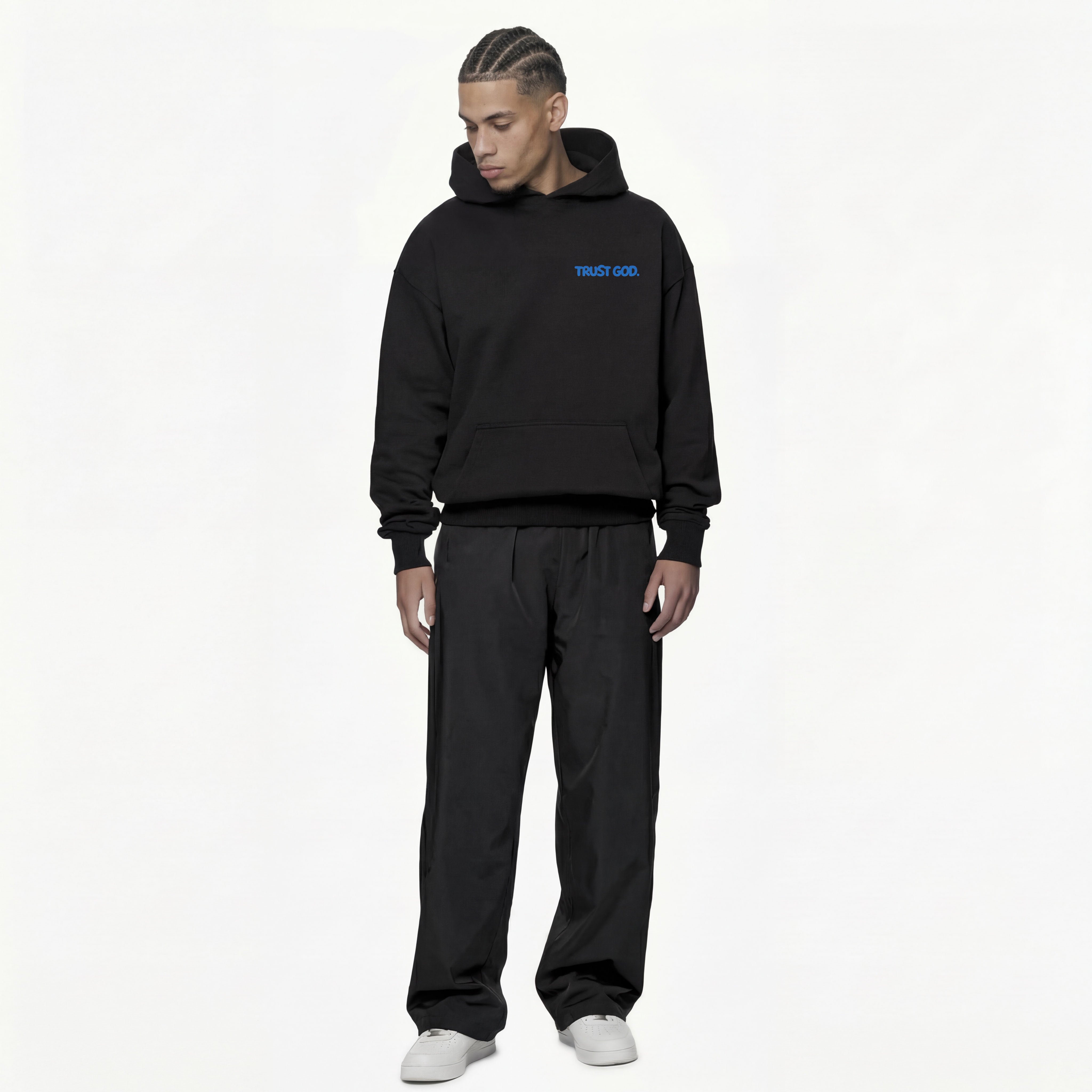 TRUST GOD OVERSIZED HOODIE