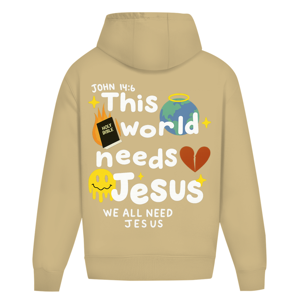 This world needs Jesus (BACKPRINT)