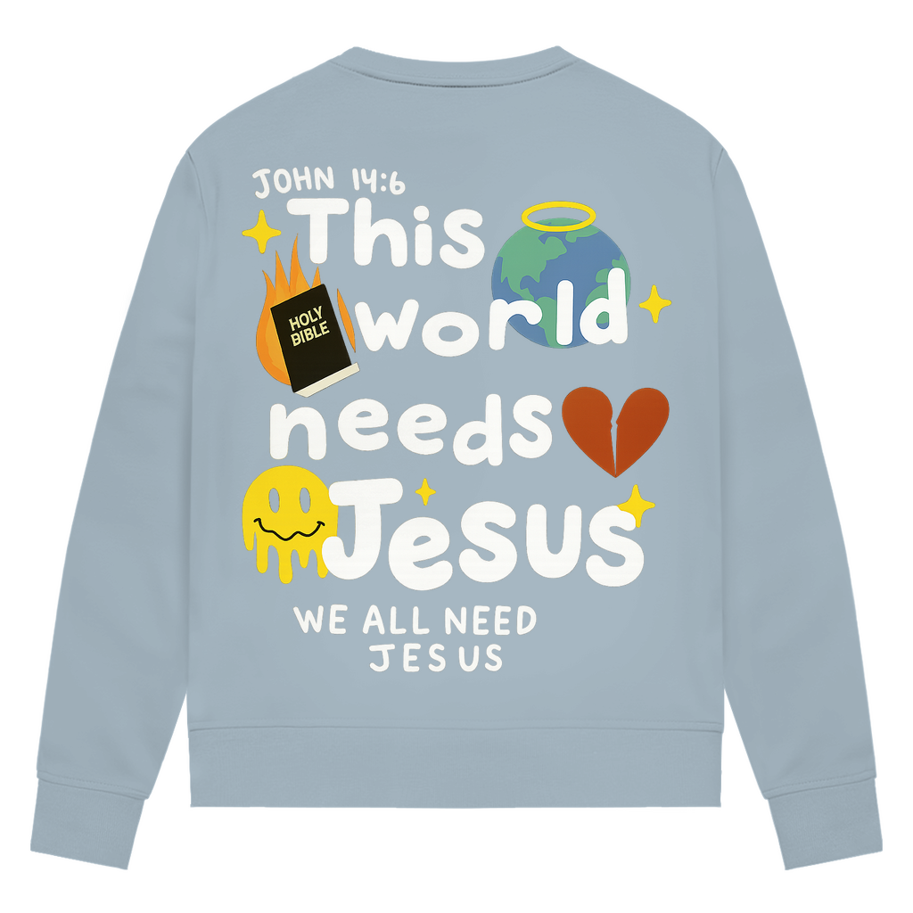 This world needs Jesus (BACKPRINT)