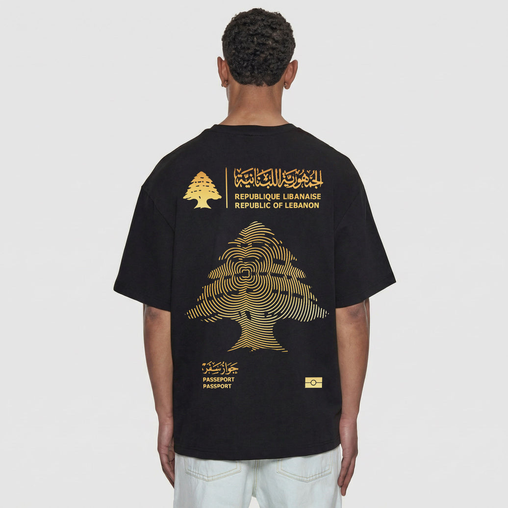 LEBAN PASSPORT OVERSIZED T-SHIRT
