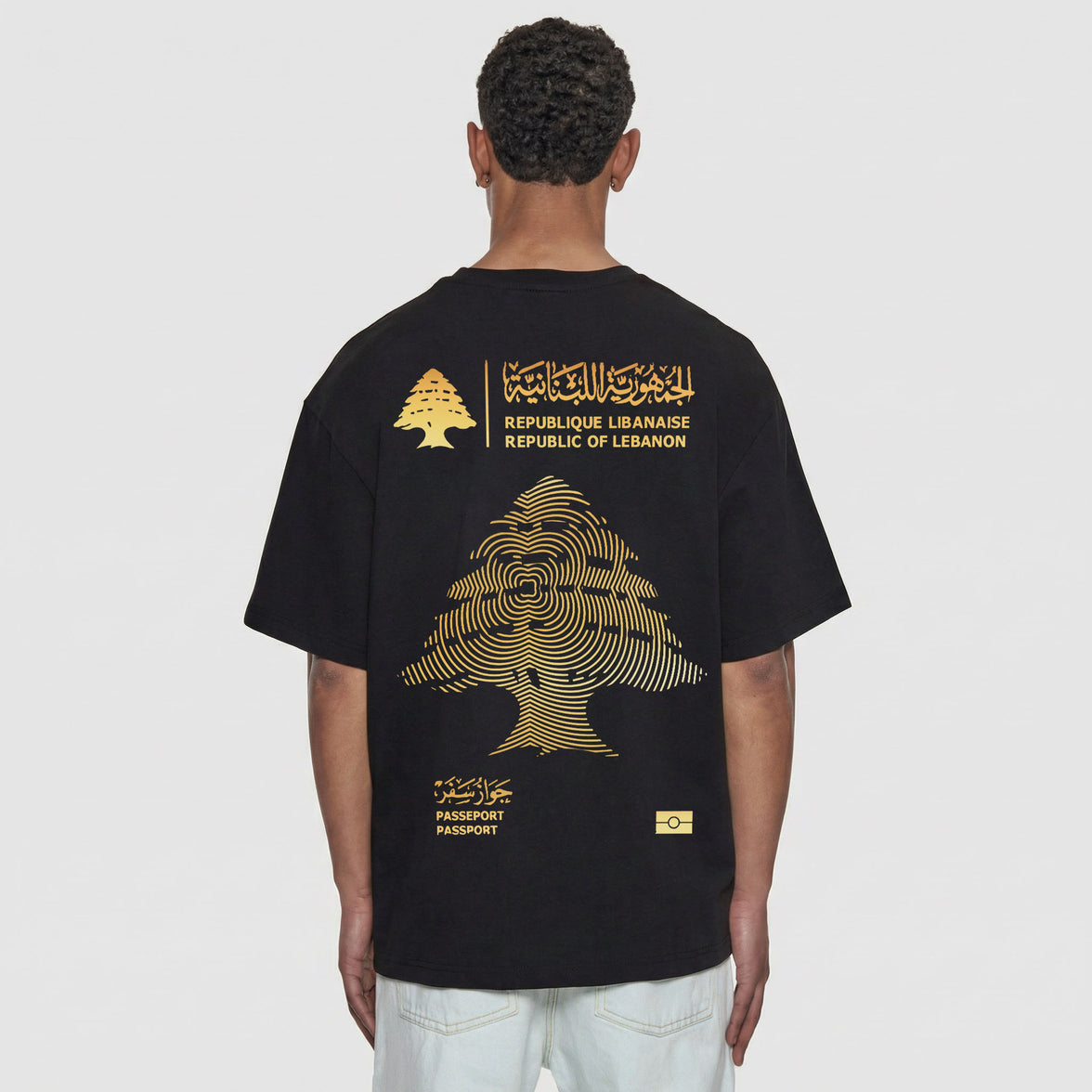 LEBAN PASSPORT OVERSIZED T-SHIRT