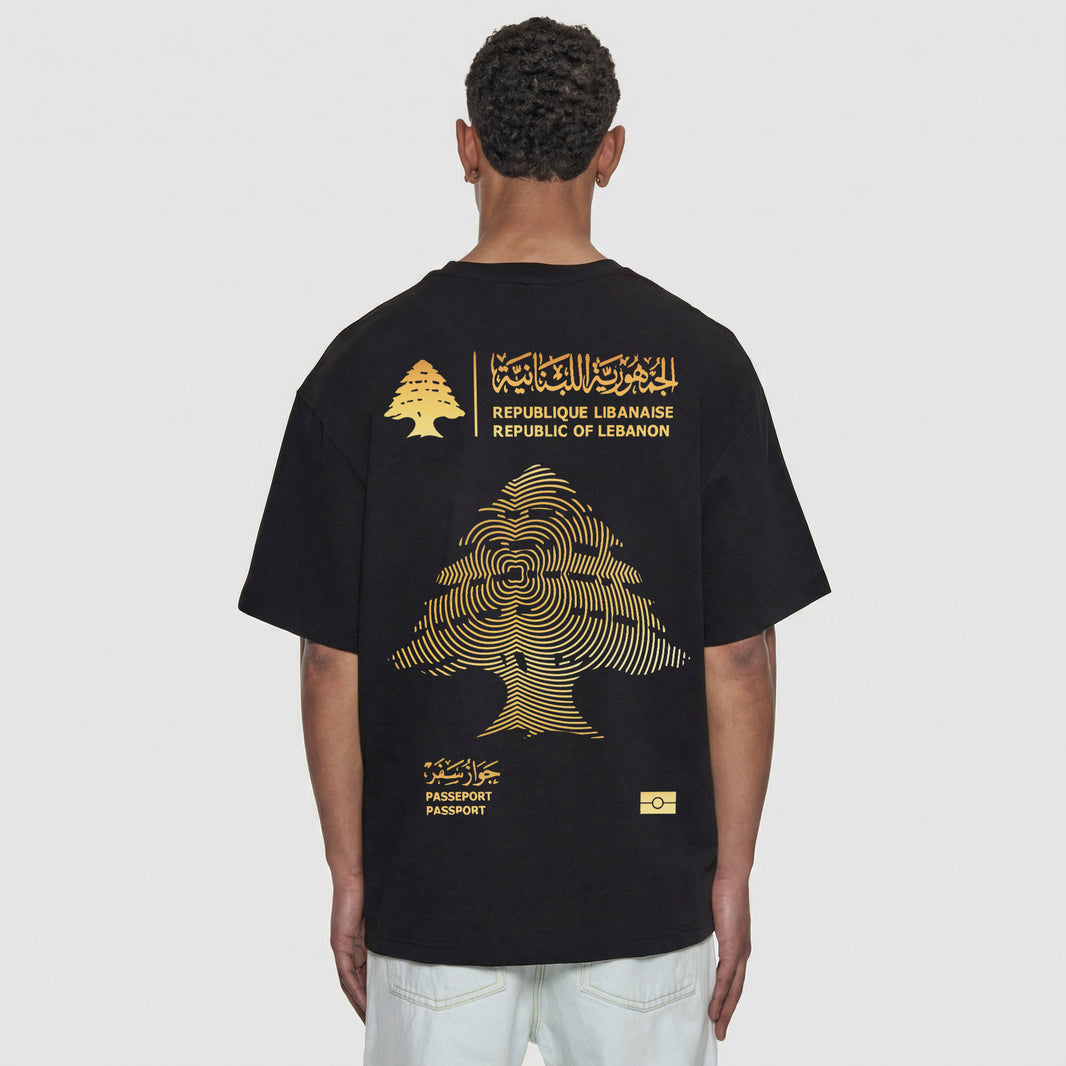 LEBAN PASSPORT OVERSIZED T-SHIRT