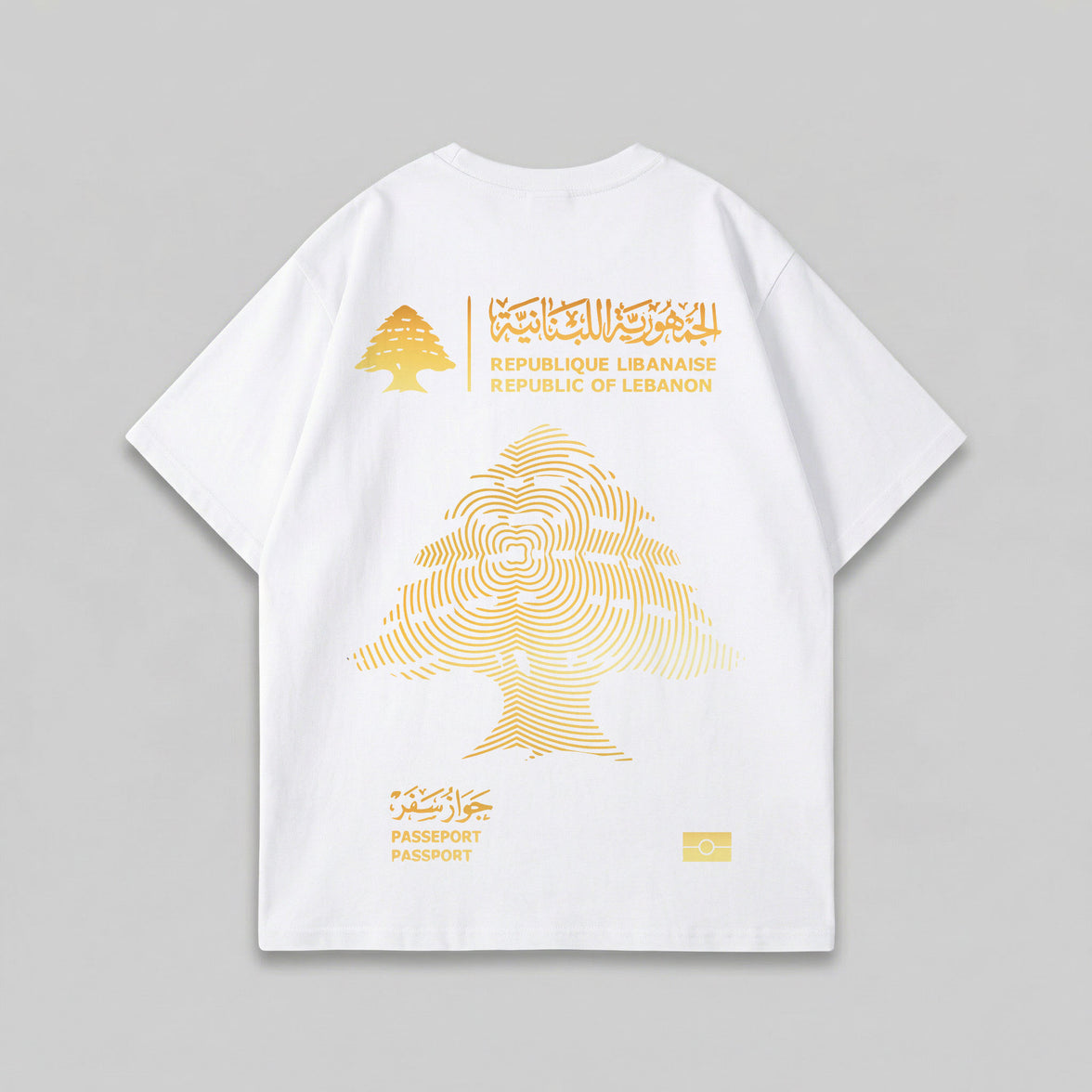 LEBAN PASSPORT OVERSIZED T-SHIRT