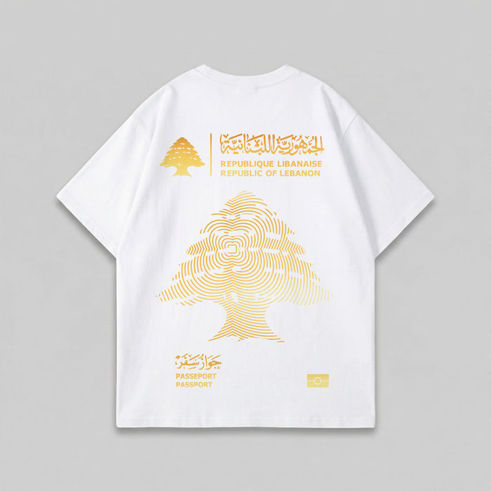 LEBAN PASSPORT OVERSIZED T-SHIRT