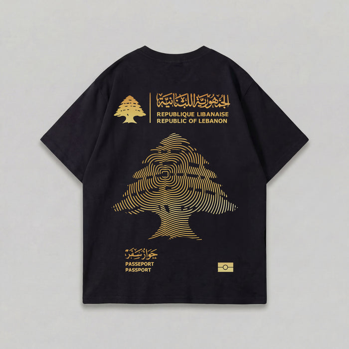 LEBAN PASSPORT OVERSIZED T-SHIRT