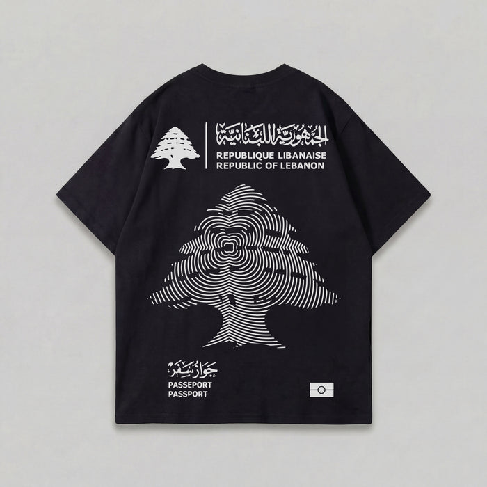 LIBAN PASSPORT 2 OVERSIZED T-SHIRT