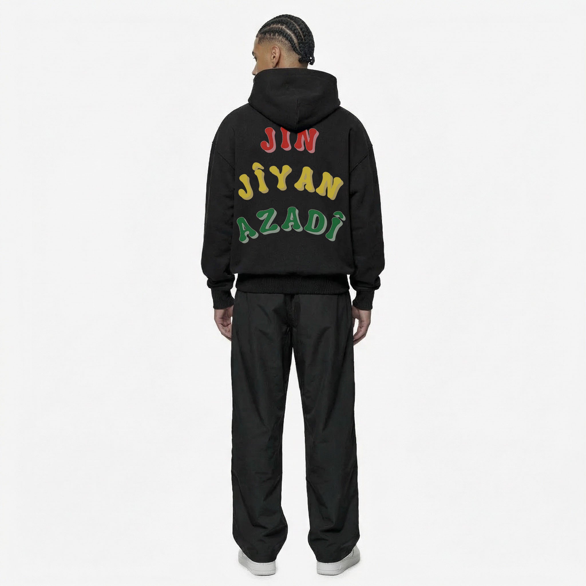 JIN JÎYAN AZADÎ OVERSIZED HOODIE