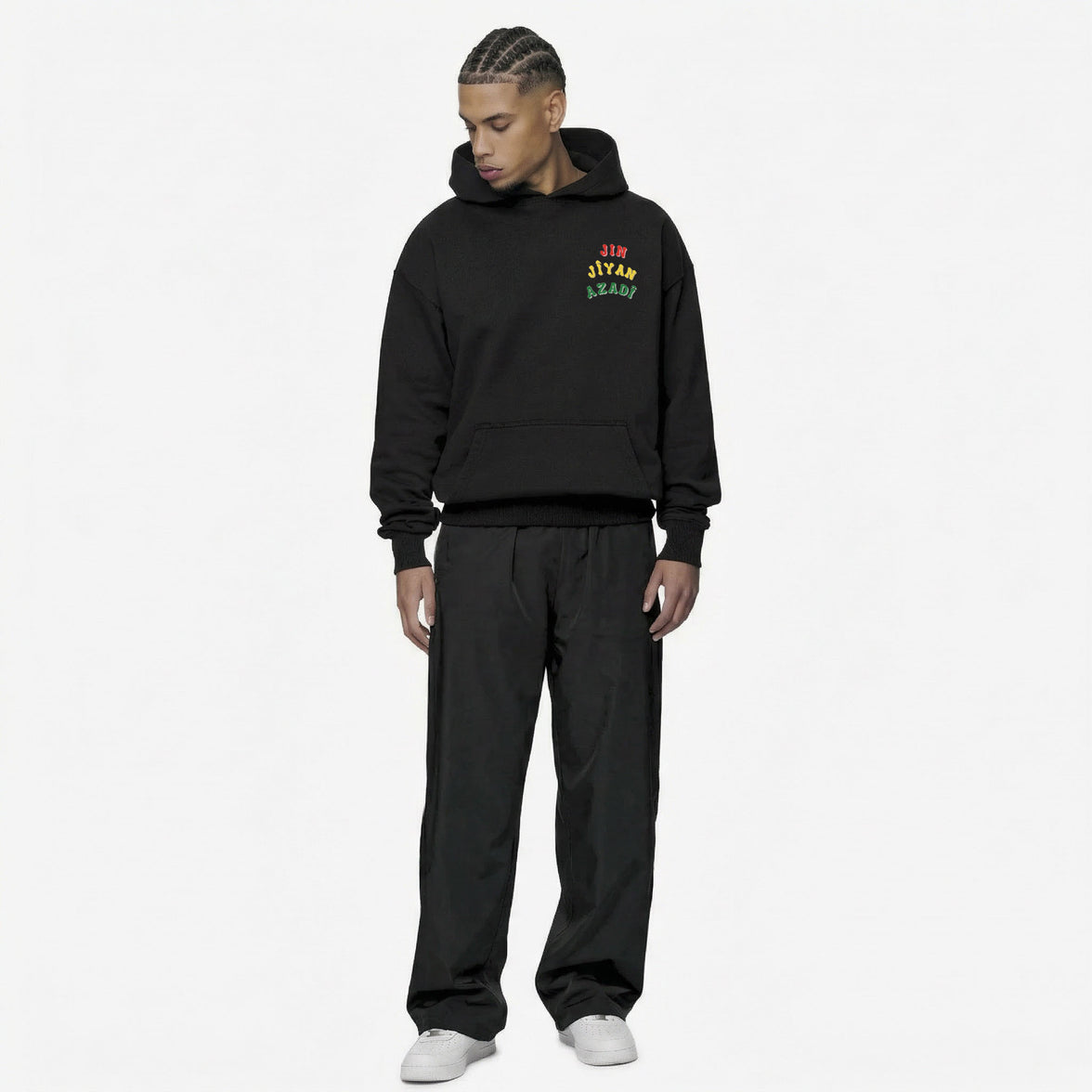 JIN JÎYAN AZADÎ OVERSIZED HOODIE