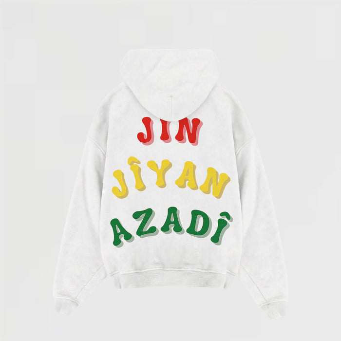 JIN JÎYAN AZADÎ OVERSIZED HOODIE