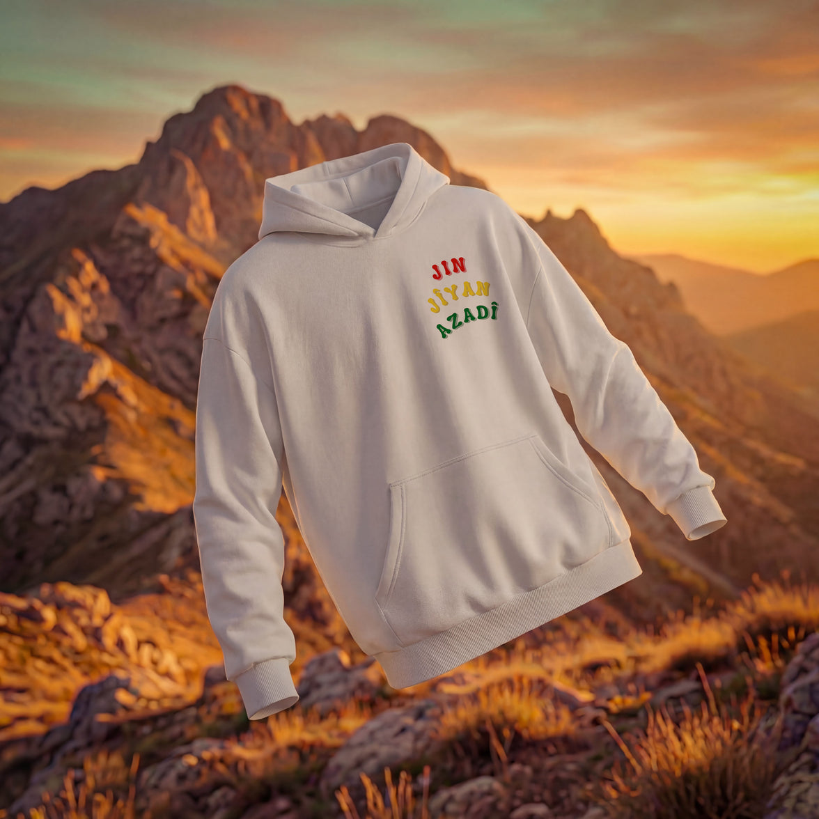 JIN JÎYAN AZADÎ OVERSIZED HOODIE