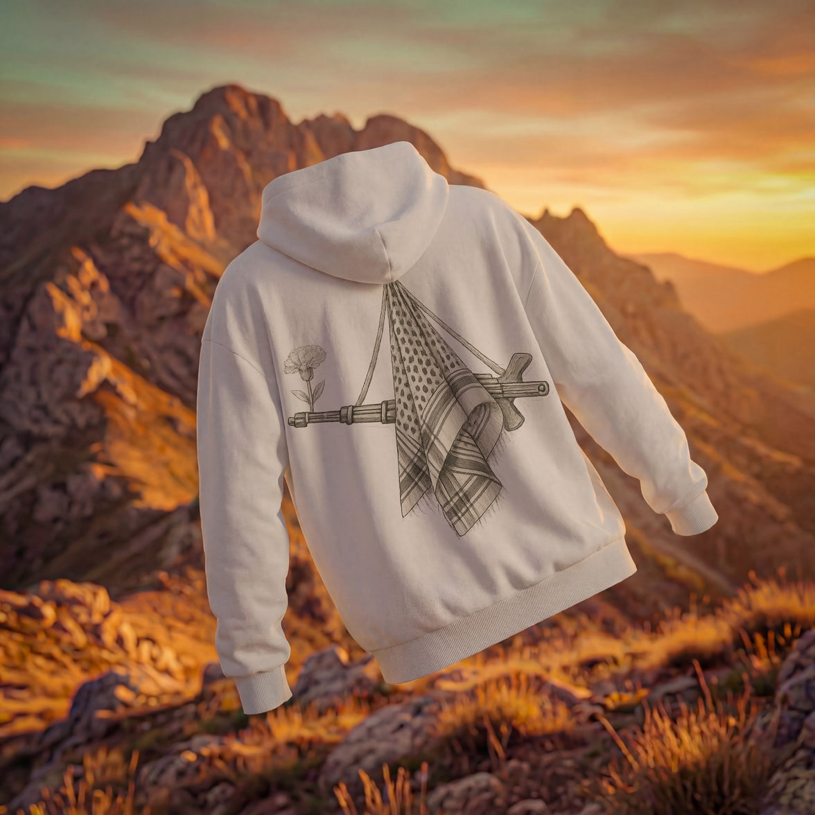 BERXWEDAN JÎYANE OVERSIZED HOODIE