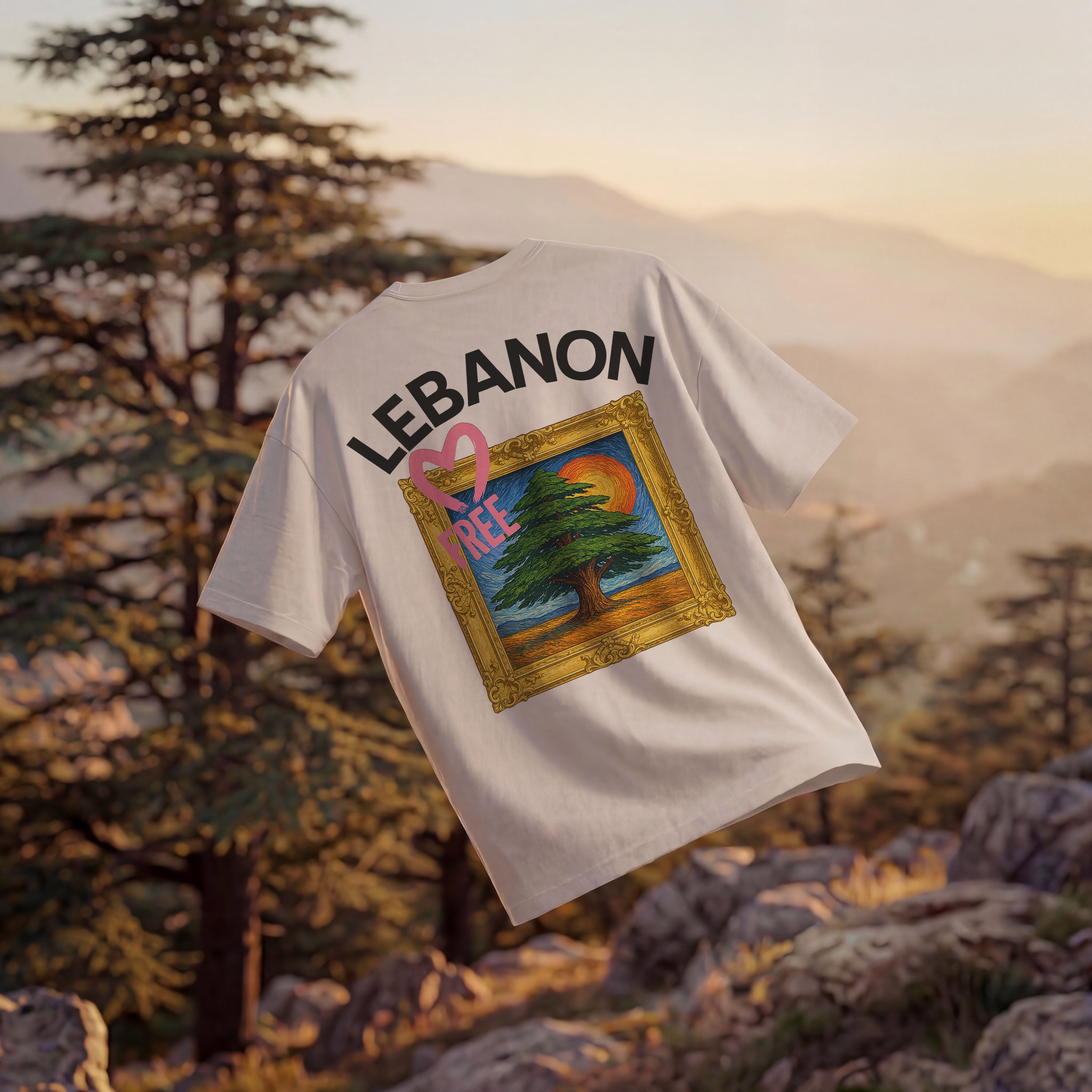 FREE LEBANON OVERSIZED T-SHIRT