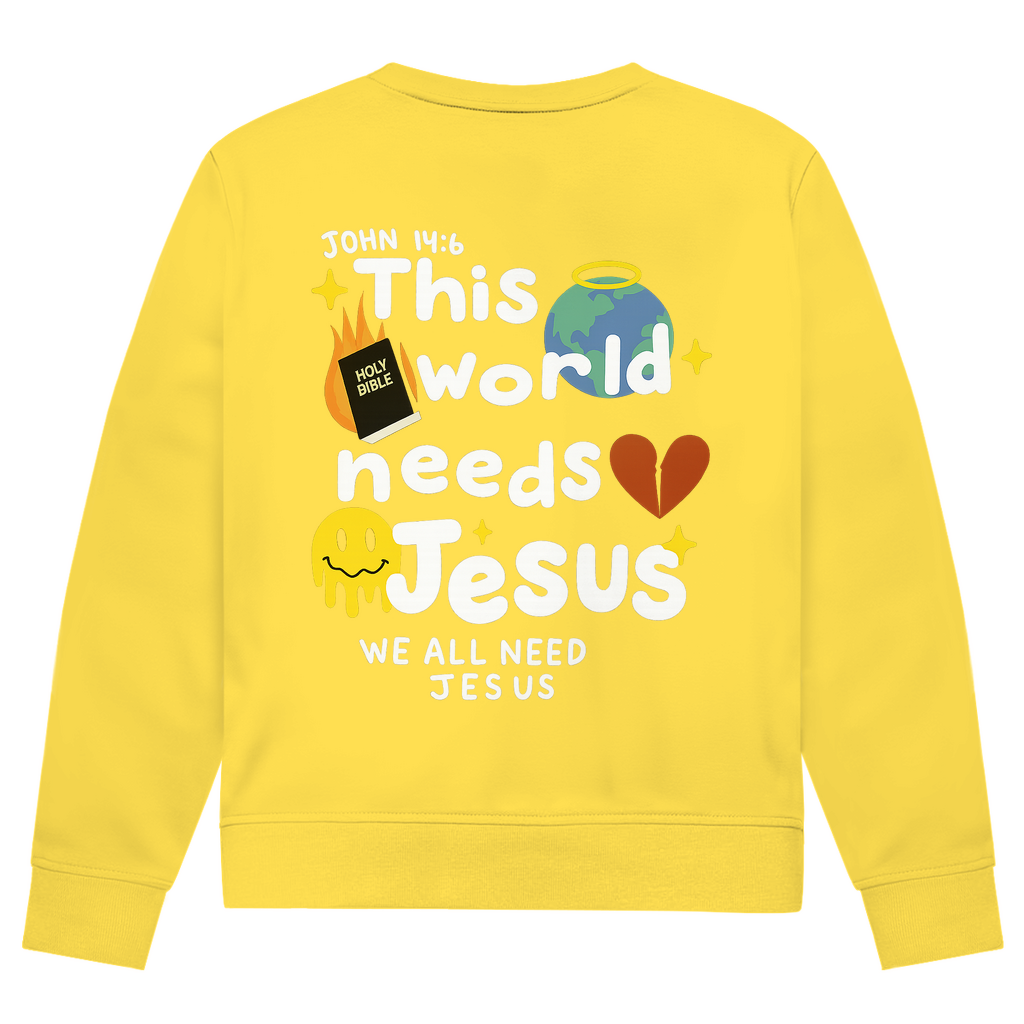 This world needs Jesus (BACKPRINT)
