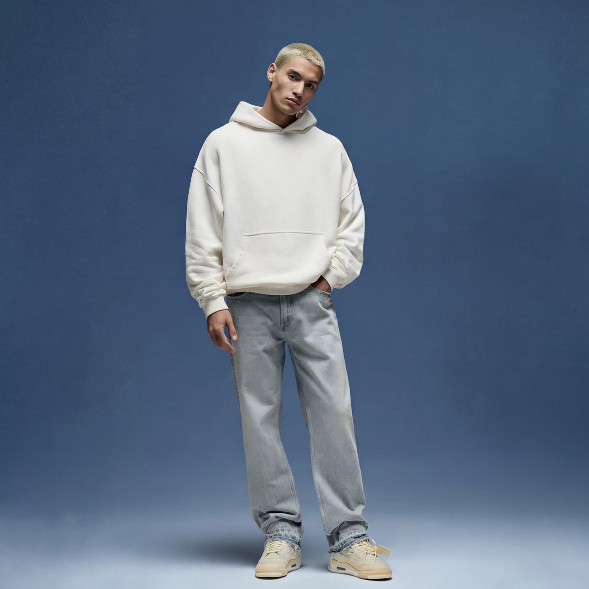 WE ALL NEED JESUS OVERSIZED HOODIE