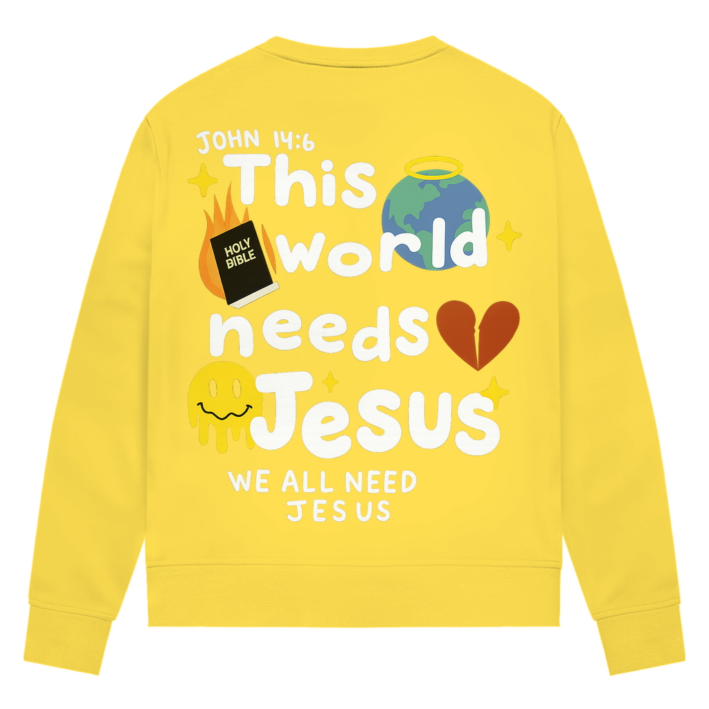 This world needs Jesus (BACKPRINT)