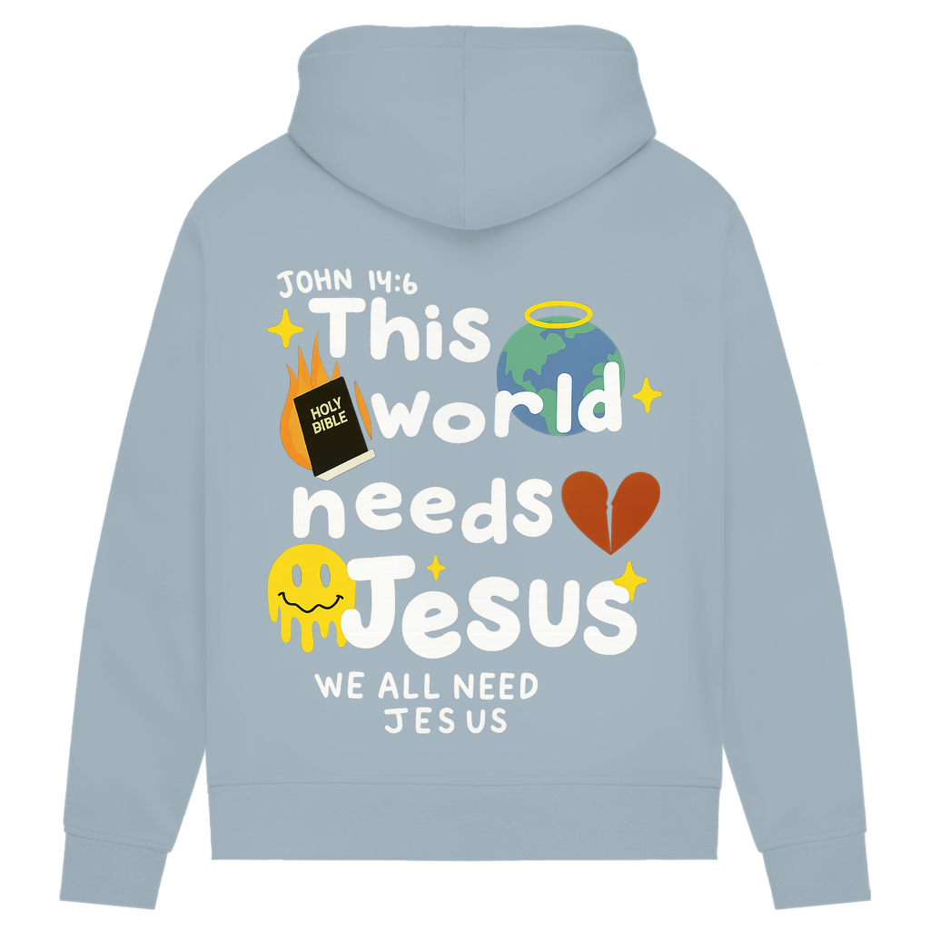 This world needs Jesus (BACKPRINT)
